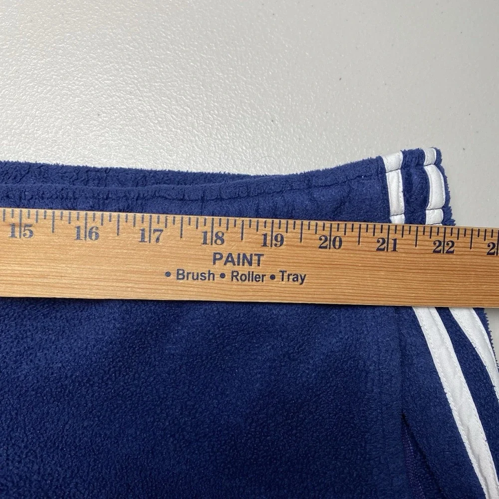 90s Adidas Sweatpants 2XL (Long) Pile Fleece Baggy Navy